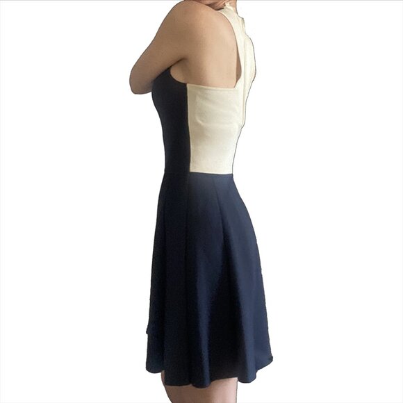 Parker Fit & Flare Colorblock Sleeveless Dress – Size Small - Picture 3 of 7